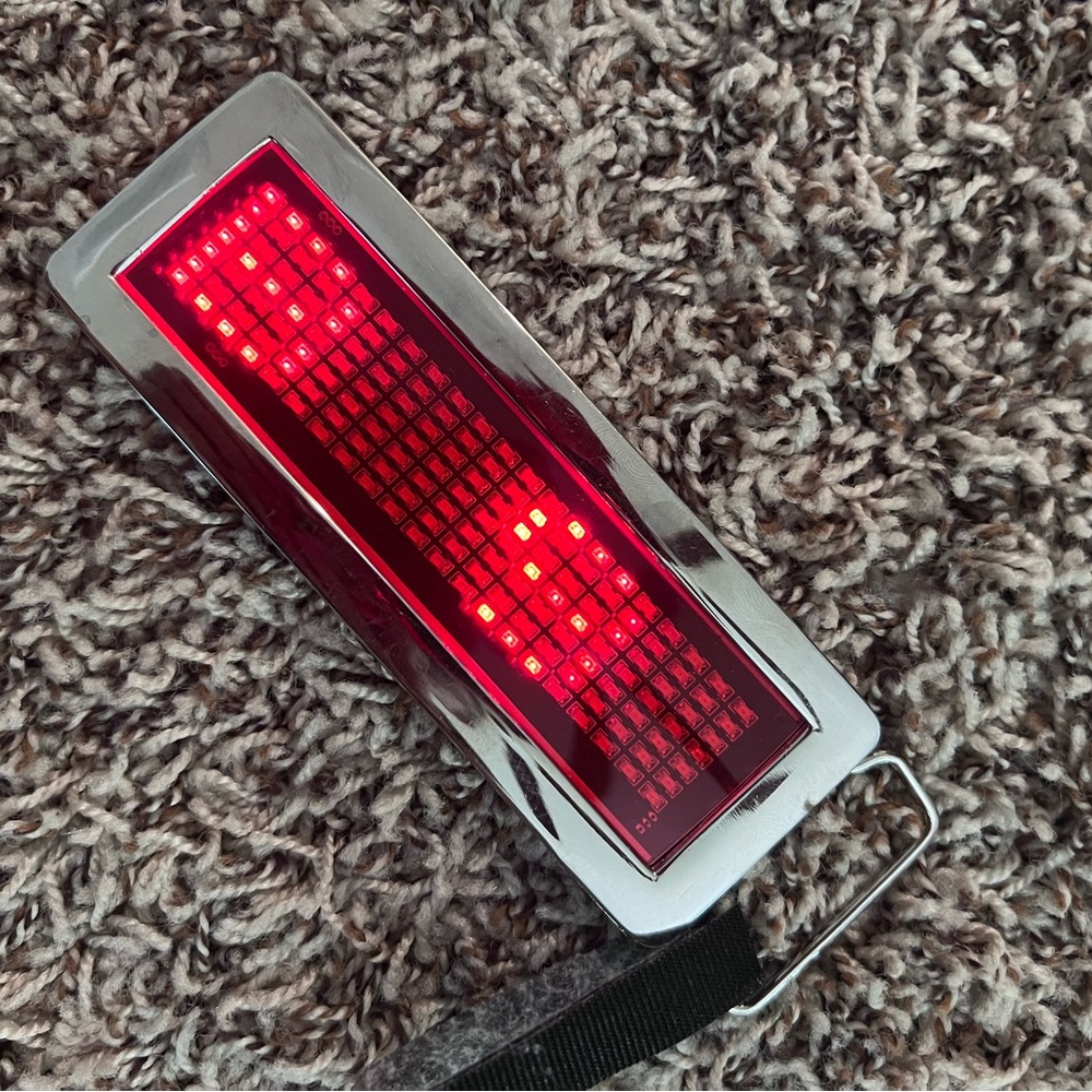LED Display Belt Buckle